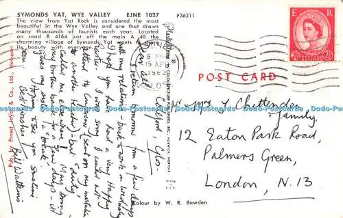 R393954 Symonds Yat Wye Valley EJNE 1027 Ernest Joyce W R Bawden Plastichrome Co