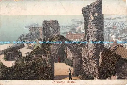 R391915 Hastings Castle Postkarte 1906