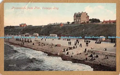 R391964 Colwyn Bay Promenade aus Pier Valentines Serie 1908