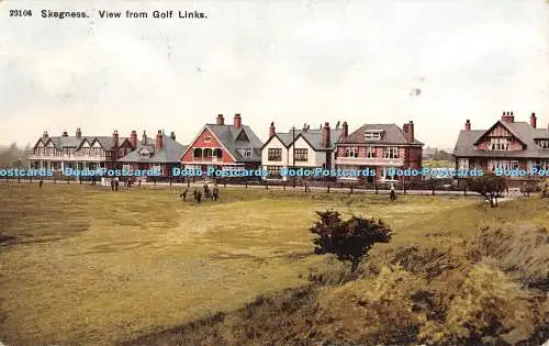 R394003 23106 Skegness Ansicht von Golf Links Photochrom 1909