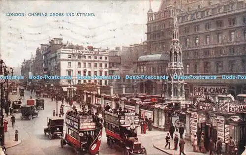 R391972 London Charing Cross and Strand Photochrom Celesque Serie