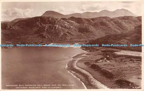 R391993 Gruinard Bay zeigt Segel Mhor und einen Teallach zwischen Gairloch und Ulla