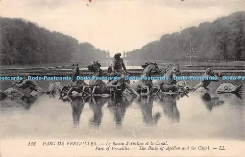 R392045 Parc von Versailles Das Becken von Apollon und der Kanal LL 118 Levy Fils