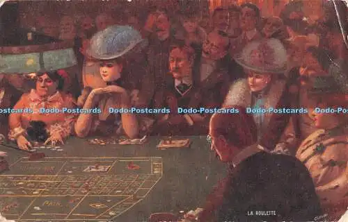 R390216 La Roulette Oilette Tuck Serie 991 Collection Villes de France 1917