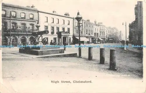 R390219 High Street Chelmsford Valentines Serie 1903