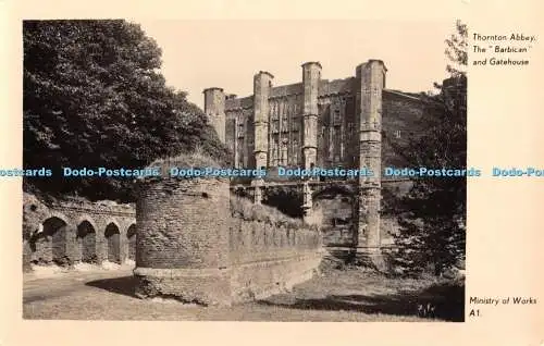 R392155 Thornton Abbey The Barbican and Gatehouse Ministry of Works Crown