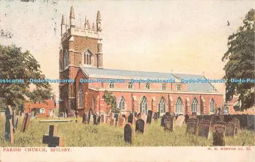 R390306 Pfarrkirche Spilsby W K Morton Nr 82 1905