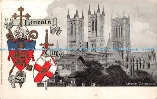 R390307 Lincoln City Lincoln Cathedral Keyworth Lincoln Imp Serie K und S 1903