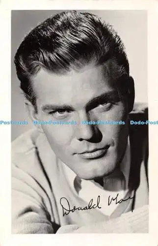 R394220 Donald May Portrait 1961 alte Fotopostkarte