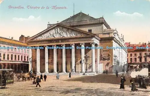 R392184 Bruxelles Theatre de la Monnaie Postkarte