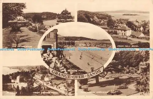 R390431 Grange Over Sands K 8673 Valentines Sepiatype 1967 Multi View