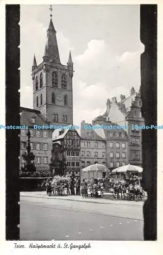 R394354 Trier Hauptmarkt u St Gangolph 50 Jahre Cramers Kunstanstalt K G