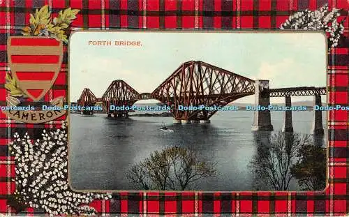 R390484 Cameron Forth Bridge Valentines farbige Postkarten