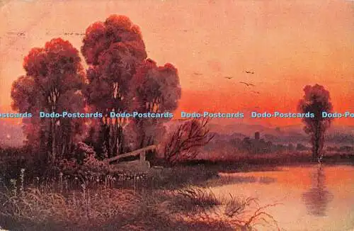 R392380 Sunshine Pond G D und D L The Star Serie Nr 527 1912