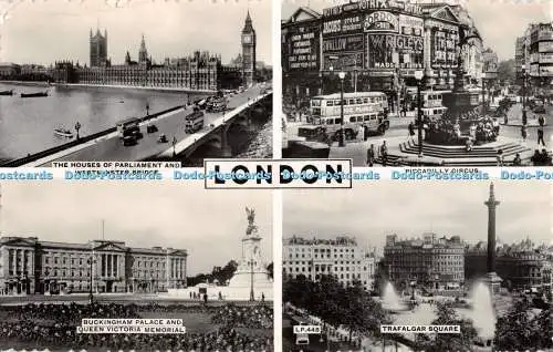 R392442 London Piccadilly Circus Trafalgar Square Lansdowne Publishing LL Serie