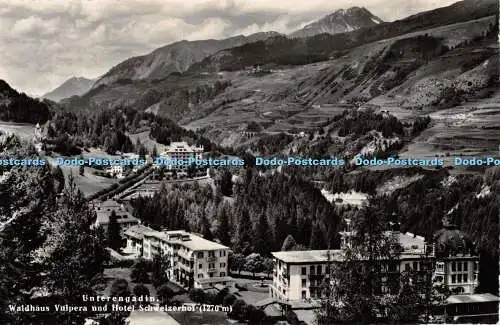 R392450 Unterengadin Waldhaus Vulpera und Hotel Schweizerhof Fotoglob 1957