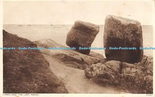 R390606 Lands End the Last Rocks 45951 Photochrom 1932