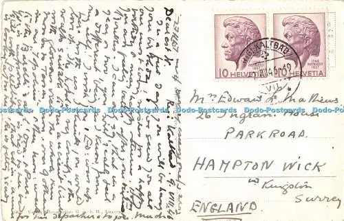 R390609 Rigi Kanzeli Die Berneralpen 8662 Globetrotter G m b H 1946