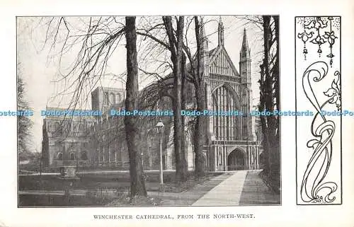 R390611 Winchester Cathedral aus dem Nordwesten