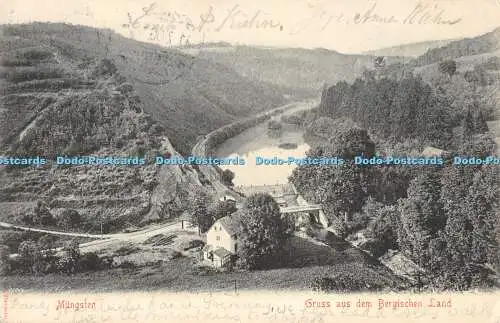 R390613 Barmen Wolfram Gruss aus dem Bergischen Land 1906