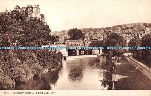 R392508 Bath Pulteney Bridge and River Avon Harvey Barton 1959