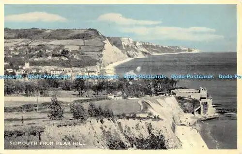 R390617 Sidmouth from Peak Hill Dennis S0315 Photoblue