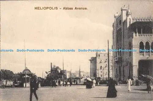 R390618 Heliopolis Abbas Avenue Serie 601 The Cairo Postcard Trust