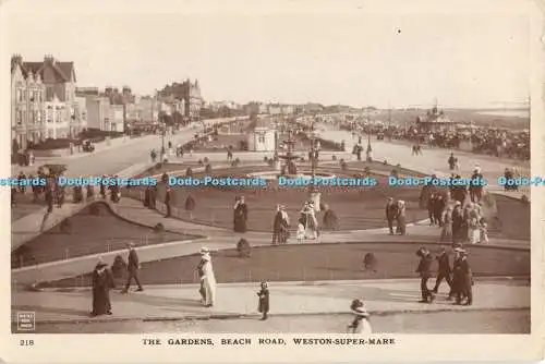 R390619 218 The Gardens Beach Road Weston Super Mare RP H J Serie 1920