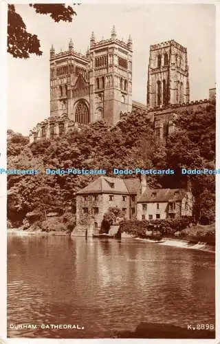 R394539 Durham Cathedral K 2898 Valentines RP 1958