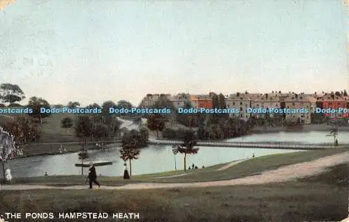 R390621 The Ponds Hampstead Heath Kromo Serie Nr. 21483 B und D 1907