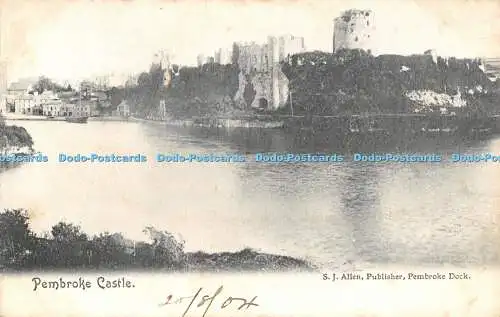 R390626 Pembroke Castle S J Allen 1904