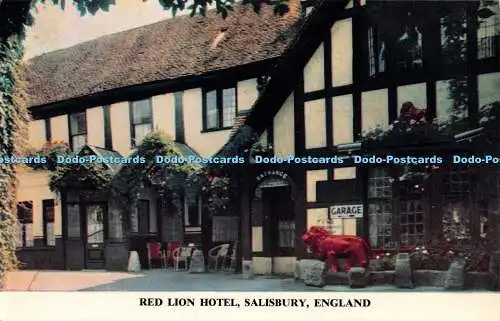 R392518 England Salisbury Red Lion Hotel Hamilton Fisher and Co