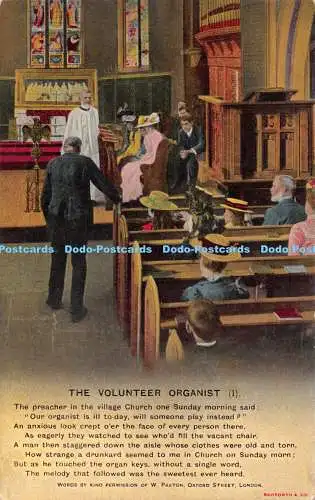 R394546 The Volunteer Organist 1 Bamforth Series No 4532