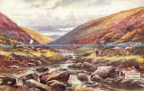 R390642 Dartmoor Tavy Cleave Picturesque Dartmoor Series VI Tuck Oilette 7748