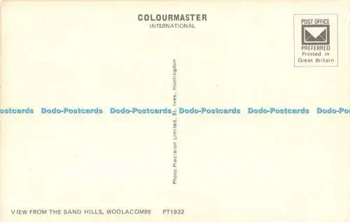 R390649 Blick von den Sand Hills Woolacombe PT1932 Colourmaster International Pr