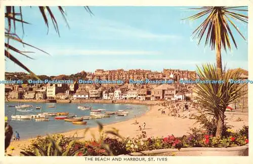 R390652 The Beach and Harbour St Ives PT304 Precision Colourmaster International