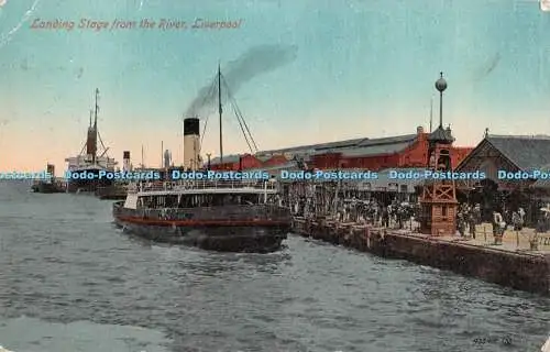 R392555 Liverpool Landing Stage aus der River Valentines Serie