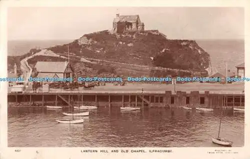 R392557 Ilfracombe Lantern Hill and Old Chapel Twiss Bros 1927