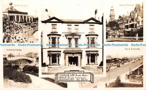 R392763 Grüße vom Craigie Lea Privathotel Bold St off Promenade Southport