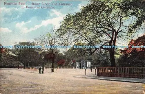 R390905 Regents Park Inner Circle und Eingang zum Botanischen Garten The Prince R