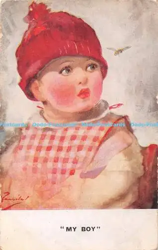 R394831 My Boy Artistique Series No 2595 1919 Florence House Barnes