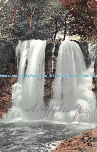 R395021 Co Antrim Glenariff Glen Waterfall 1906