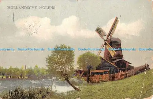 R393009 Hollandsche Molens Serie 46 Nr 1840 1914