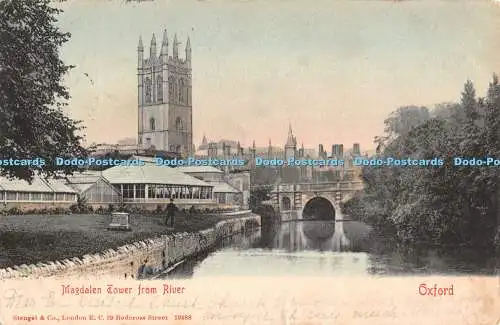 R393018 Magdalenenturm vom Fluss Oxford Stengel 19288 1903