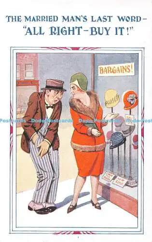 R395068 The Married Man Last Word All Right Buy It H B No 4195