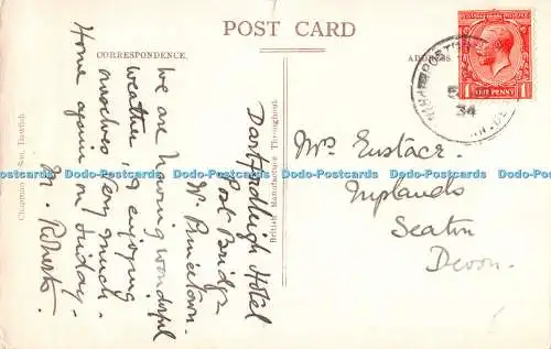 R393183 Clapper Bridge Post Bridge Chapman 1934