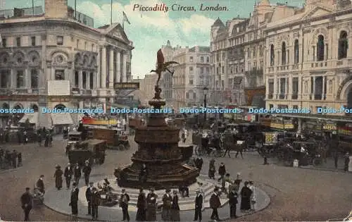 R393225 Piccadilly Circus London National Series M and L 7501 1919