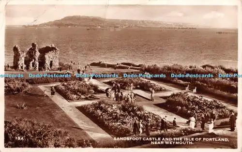 R393316 13A Sandsfoot Castle and the Isle of Portland near Weymouth RP 1952