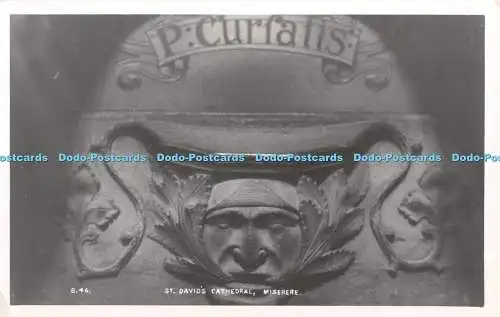 R393397 B 46 St Davids Cathedral Miserere Mendus RP