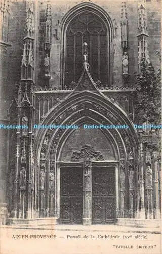 R395433 Aix en Provence Portail de la Cathedrale Tavelle Levy et Neurdein Reunis